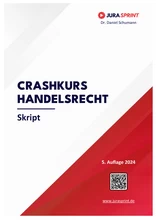 Vorschau des Skripts zum Crashkurs Handelsrecht 2024