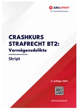 Vorschau des Skripts zum Crashkurs Strafrecht BT2: Vermögensdelikte 2024